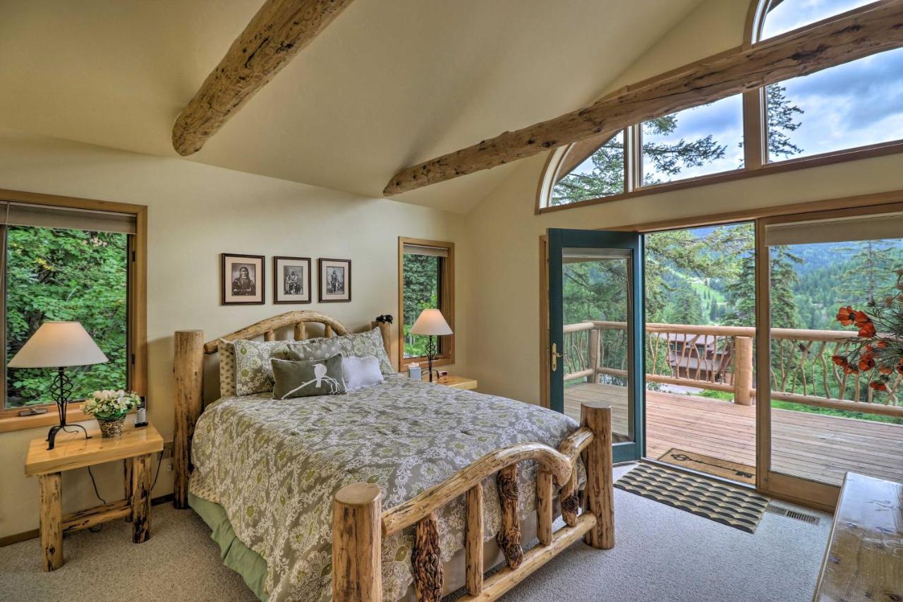 Rustic Home On Whitefish Mountain, Near Ski Run! Exterior foto